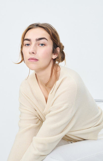 RAXOW SWEATER  NUDE
