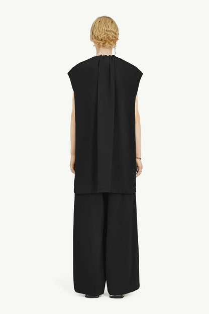 MINI DRESS BLACK 2-POCKETS