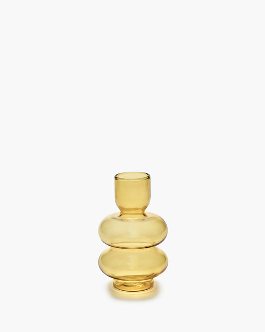 VASE BUBBLE YELLOW