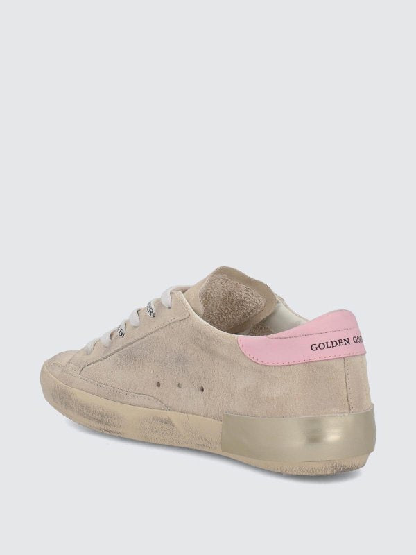 SUPER STAR SUEDE UPPER HORSY ZEBRA PRINTED STAR LEATHER HEEL LAMINATED HALF FOXING SEEDPEARL/BUTTER BROWN ZEBRA/ORCHID PINK