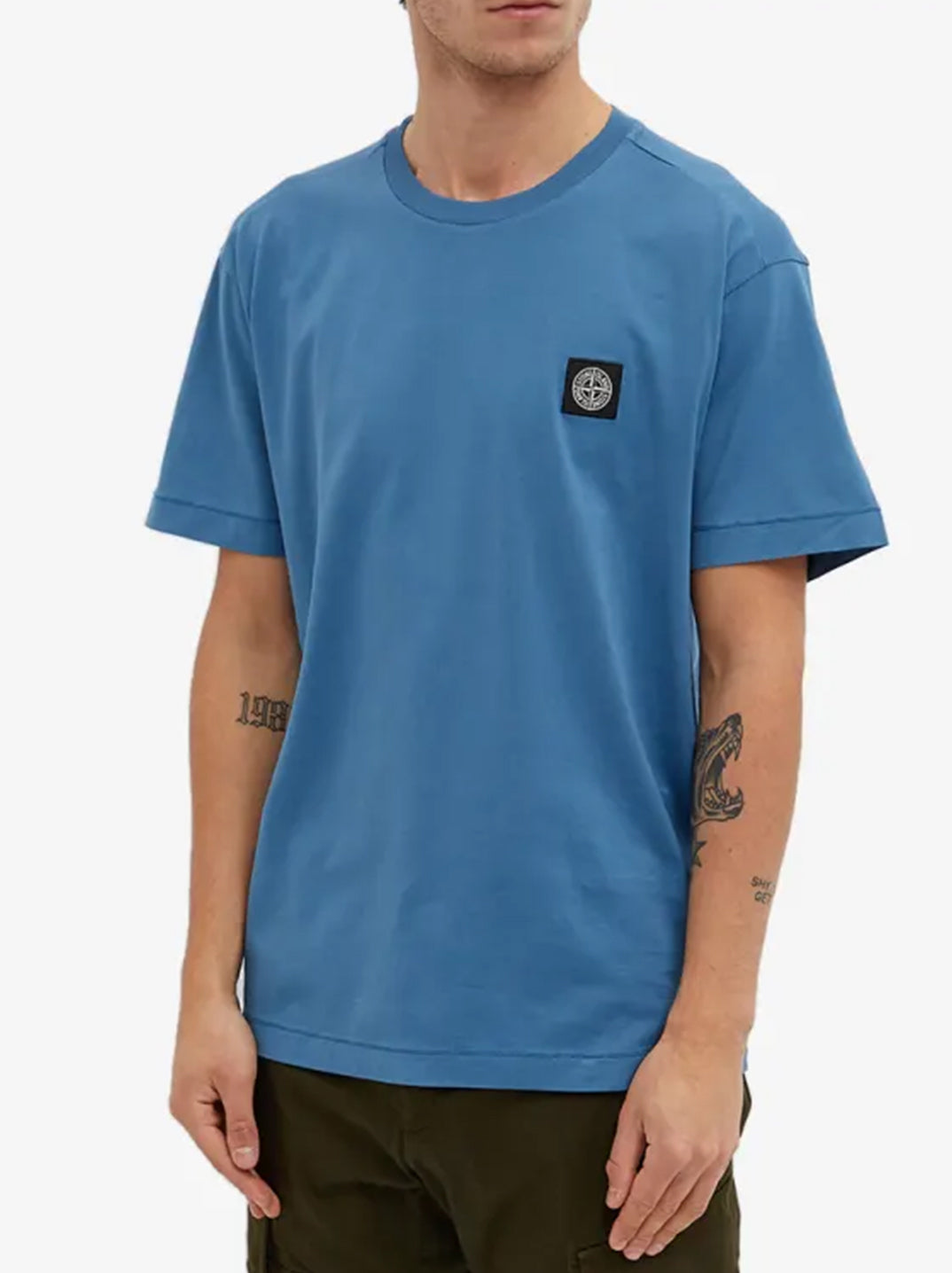 T SHIRT MID BLUE V0046