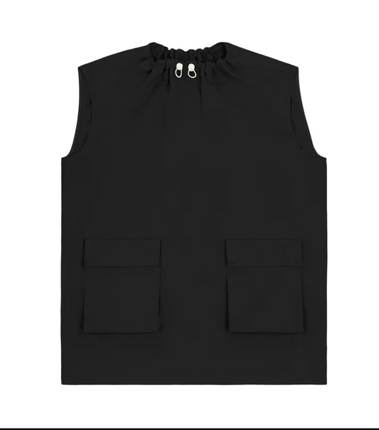 MINI DRESS BLACK 2-POCKETS