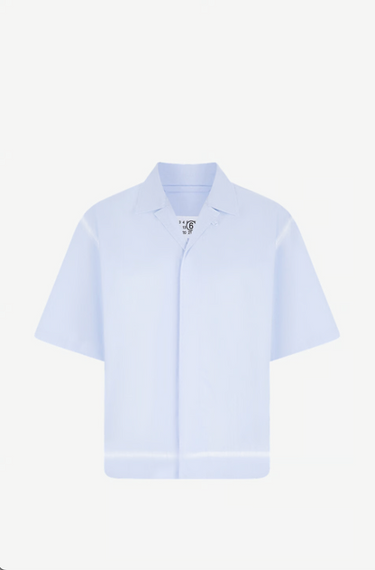 SHORT-SLEEVED SHIRT LIGHT BLUE