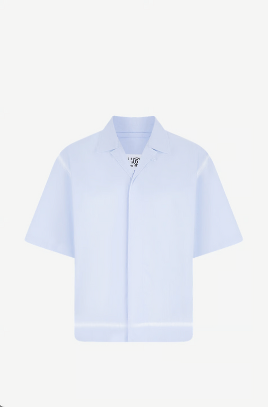 SHORT-SLEEVED SHIRT LIGHT BLUE
