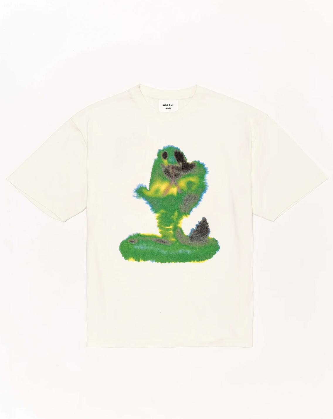 SNAKE FLAMINGO T-SHIRT ECRU
