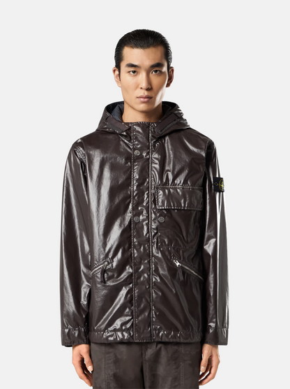 SHORT PARKA CHARCOAL GREY
