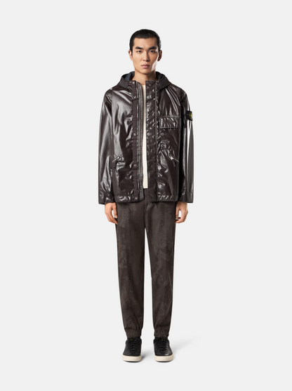SHORT PARKA CHARCOAL GREY