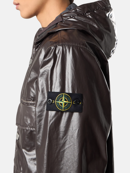 SHORT PARKA CHARCOAL GREY