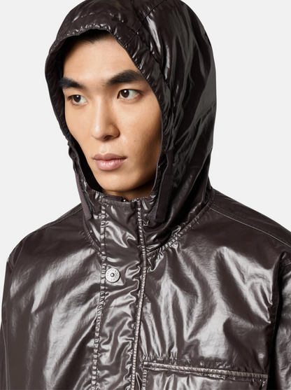 SHORT PARKA CHARCOAL GREY