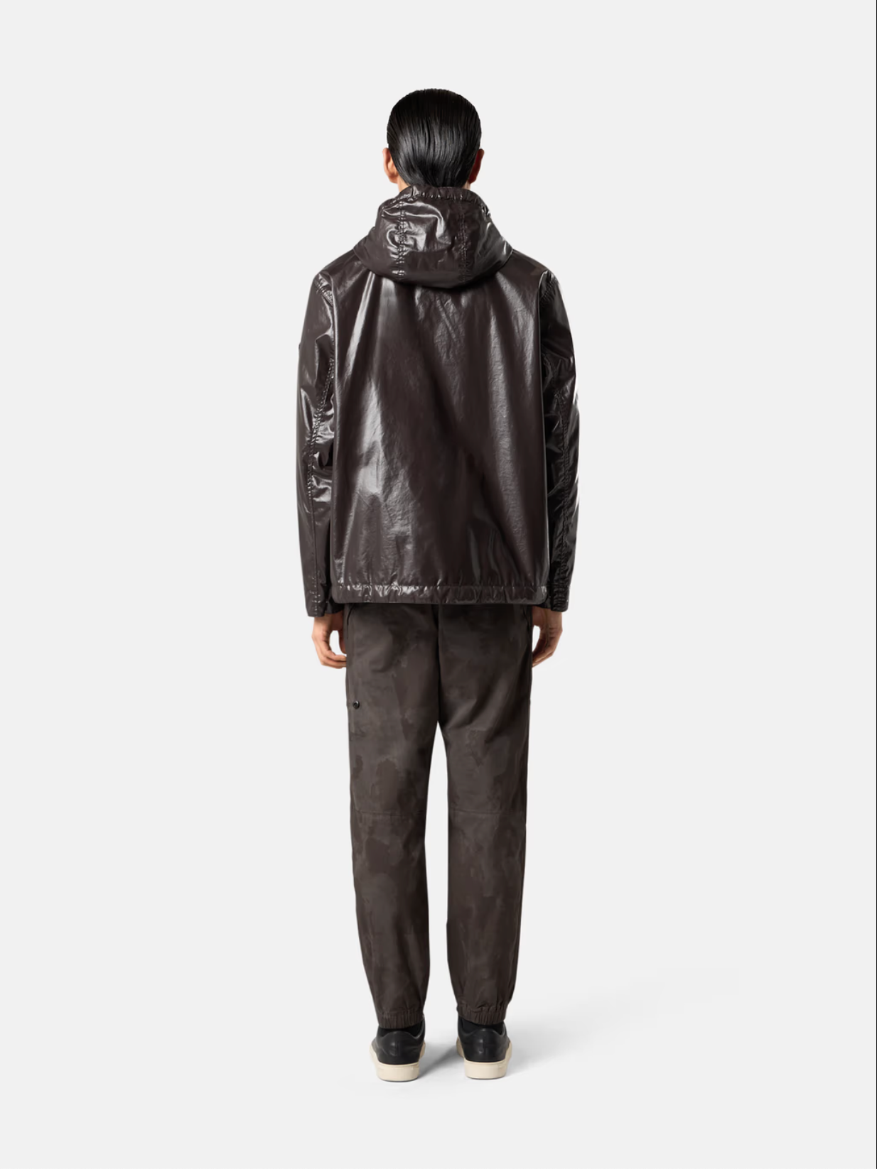 SHORT PARKA CHARCOAL GREY