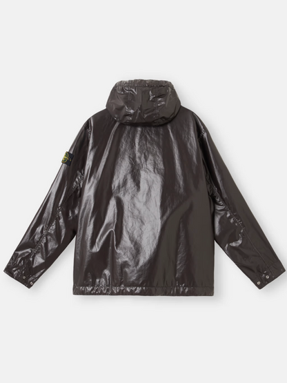 SHORT PARKA CHARCOAL GREY