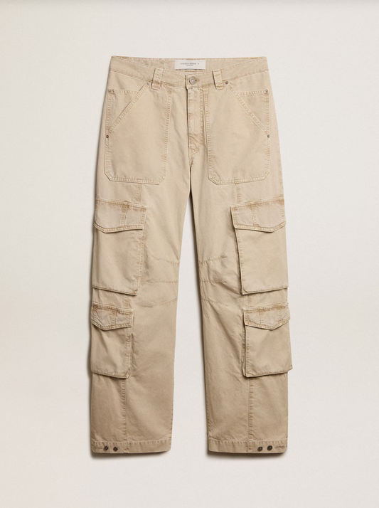 JOURNEY M'S CARGO PANT CARGO COTTON GARMMENT DYED TRENCH COAT