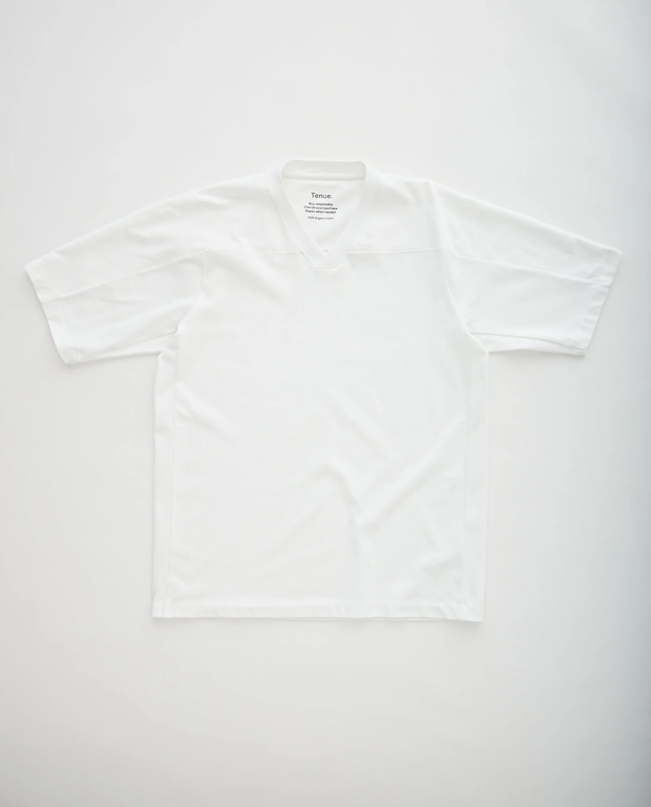 Varsity V-Neck U Optic White