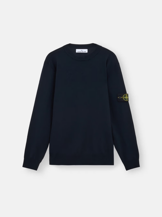 KNITTED SWEATER NAVY BLUE A0020