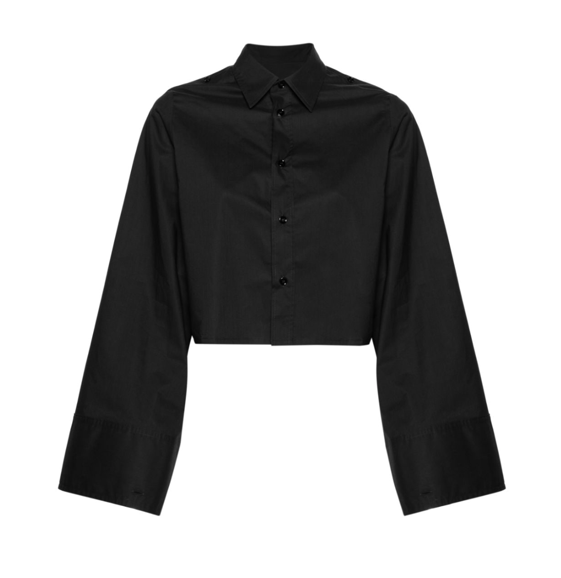 LONG-SLEEVED SHIRT WASHED BLACK
