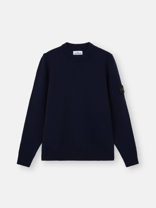 KNITTED SWEATER NAVY BLUE A0020