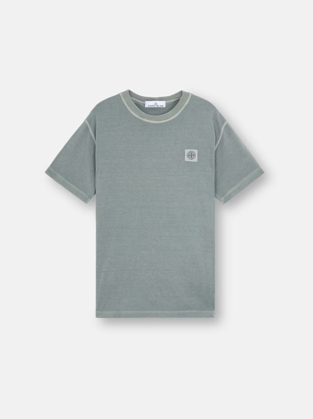 T SHIRT GREY GREEN V0166