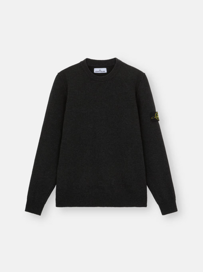 KNITTED SWEATER MELANGE CHARCOAL V0M65