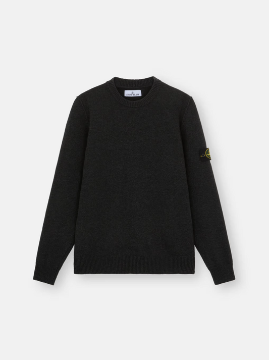 KNITTED SWEATER MELANGE CHARCOAL V0M65