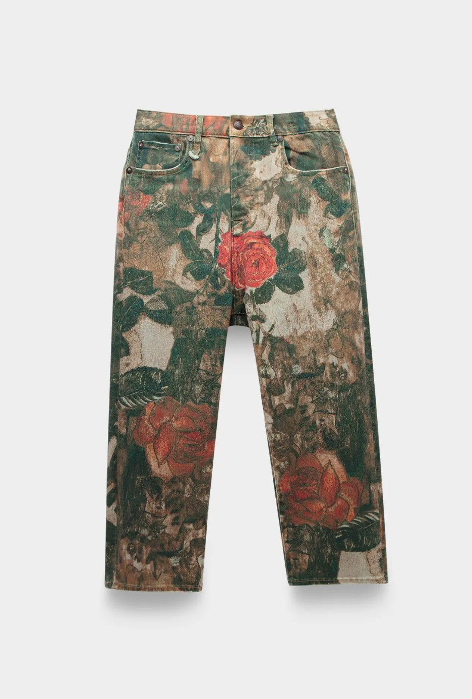 TAILORED DROP PRINTED CAMO ROSE
