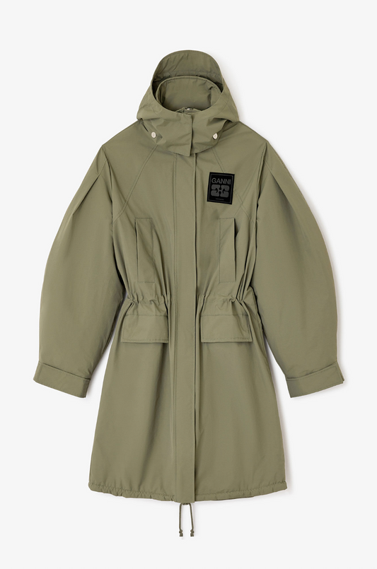 RIPSTOP TRI-LAYER PARKA COAT KALAMATA