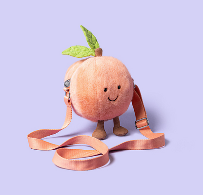 AMUSEABLES PEACH SHOULDER BAG ORANGE
