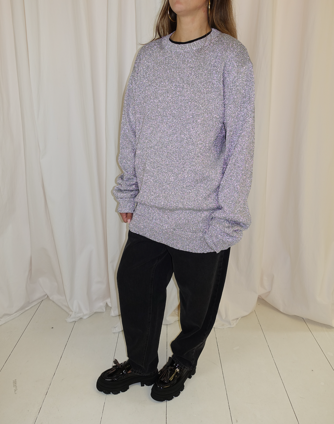 METRIC SWEATER SILVER