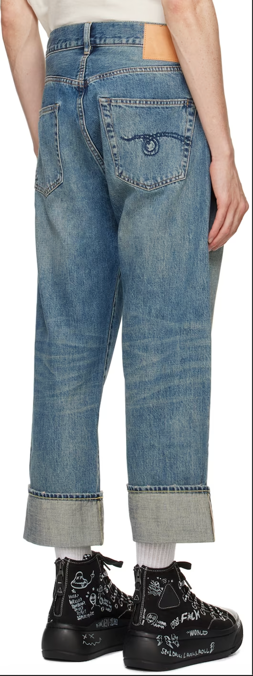 CUFFED X-BF JEAN VINTAGE ASH BLUE