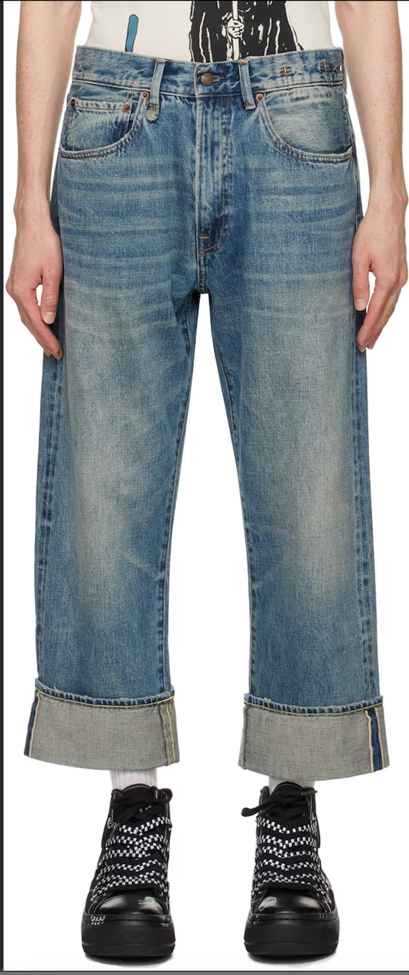 CUFFED X-BF JEAN VINTAGE ASH BLUE