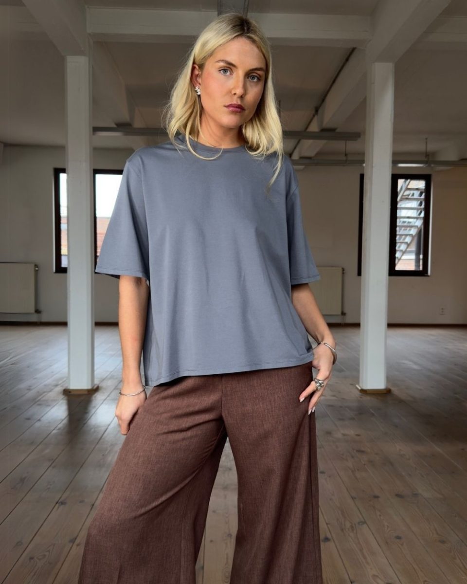 ARCHIE T-SHIRT STONE GREY