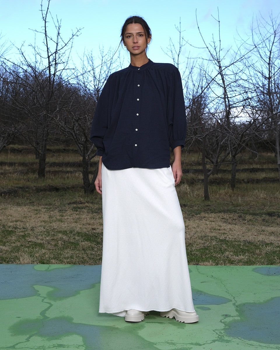 JUDE SKIRT JERSEY GREY MÉLANGE