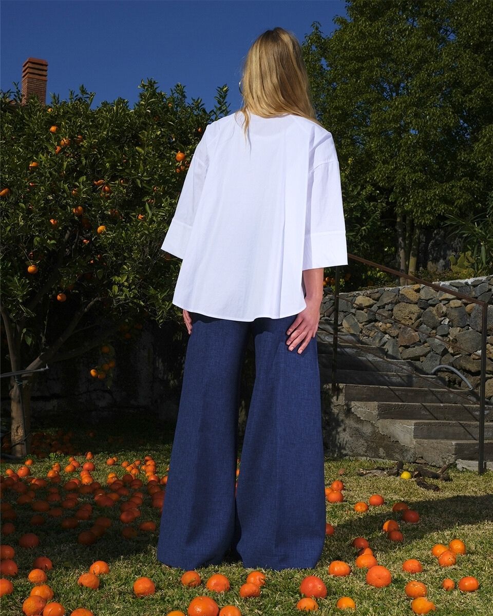 BOXY SHIRT POPLIN UNI