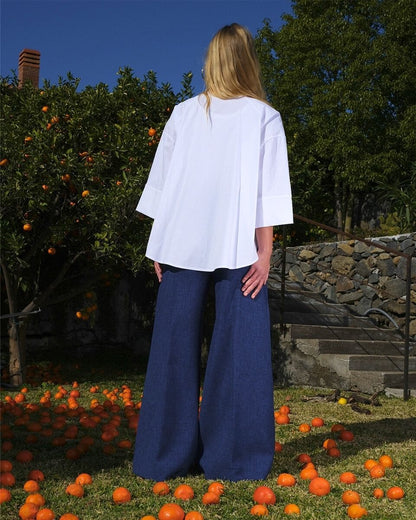 BOXY SHIRT POPLIN UNI