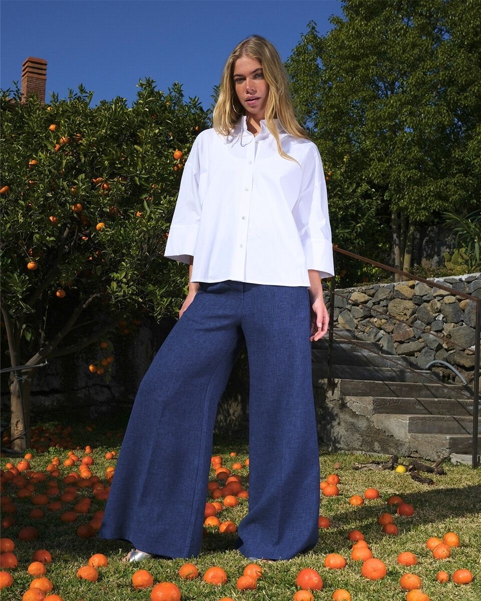 BOXY SHIRT POPLIN UNI