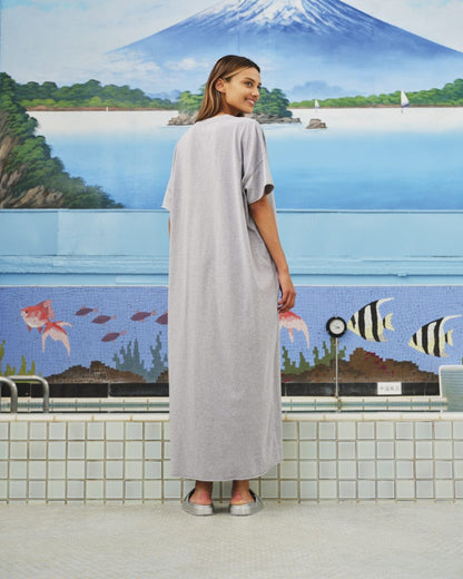 GIGI DRESS GREY MELANGE