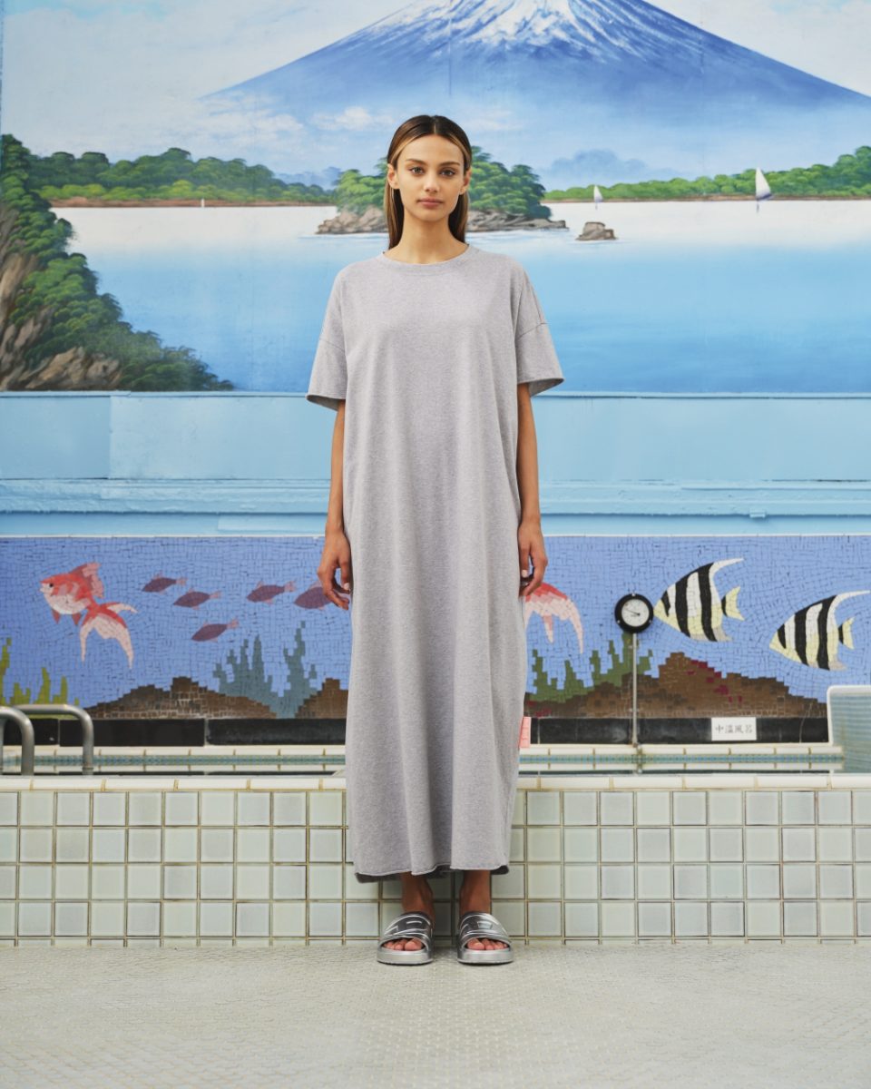 GIGI DRESS GREY MELANGE