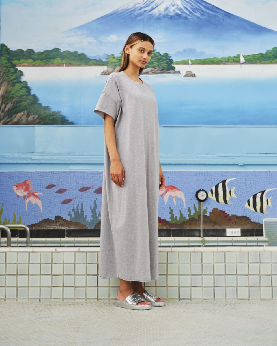 GIGI DRESS GREY MELANGE