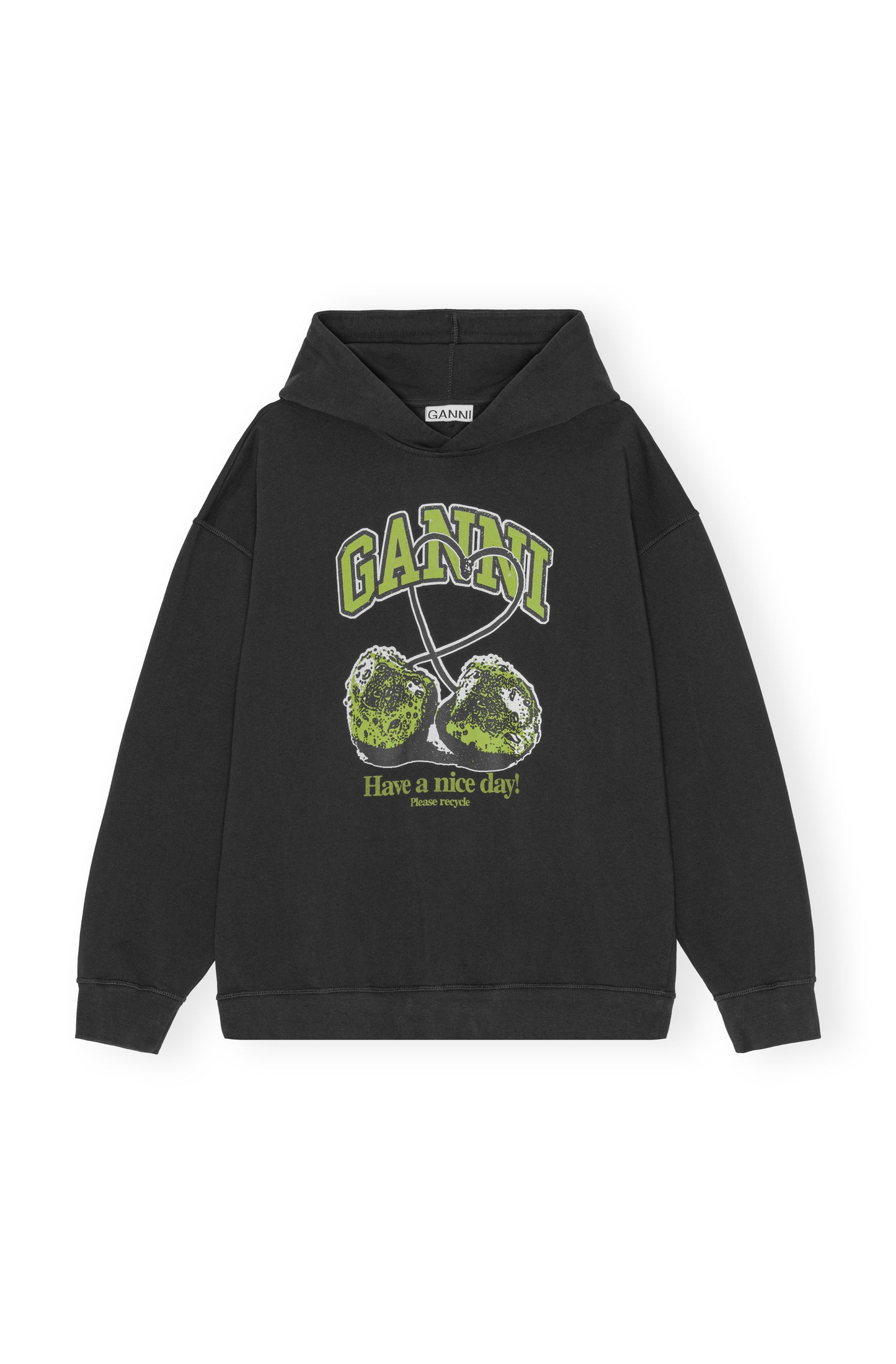 ISOLI CHERRIES OVERSIZED HOODIE PHANTOM