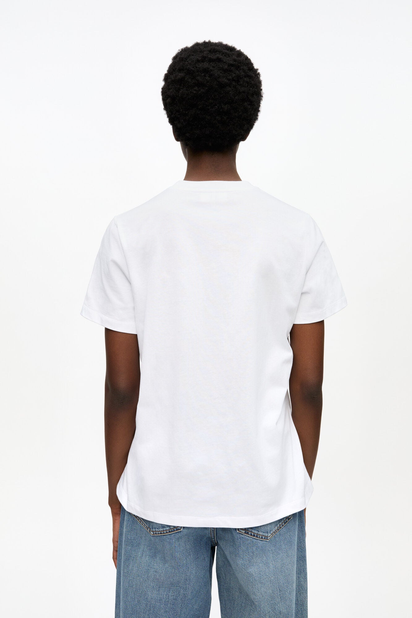 BASIC JERSEY DUCKIE RELAXED T-SHIRT BRIGHT WHITE