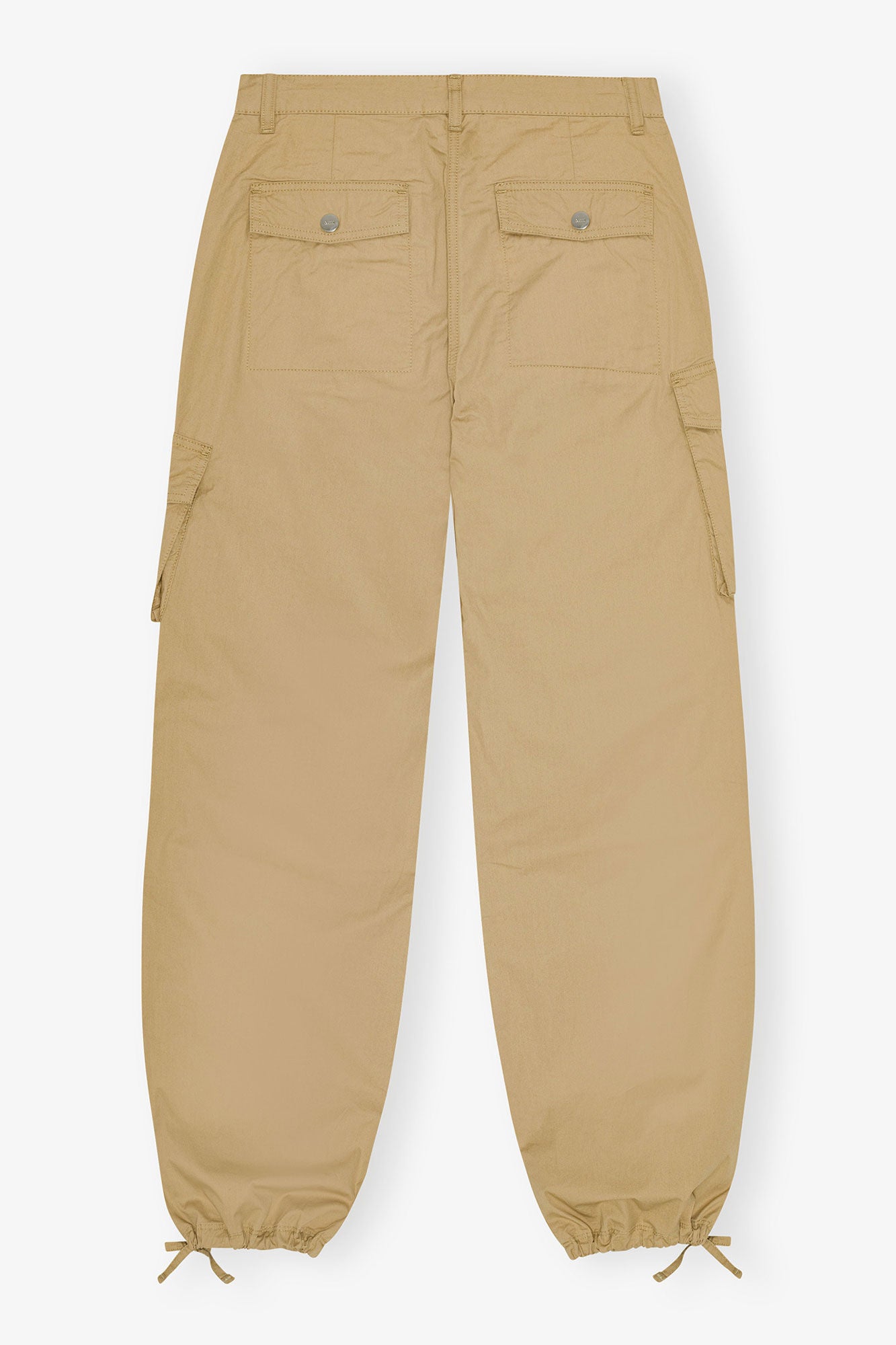 WASHED COTTON TWILL PANTS CARTOUCHE