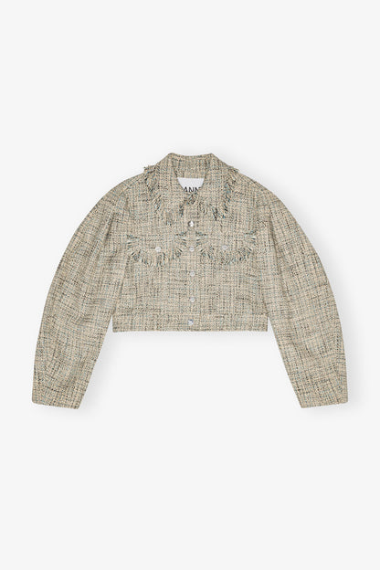 SUMMER TWEED JACKET ALASKAN BLUE
