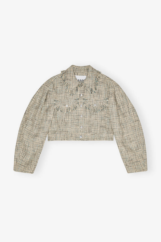 SUMMER TWEED JACKET ALASKAN BLUE