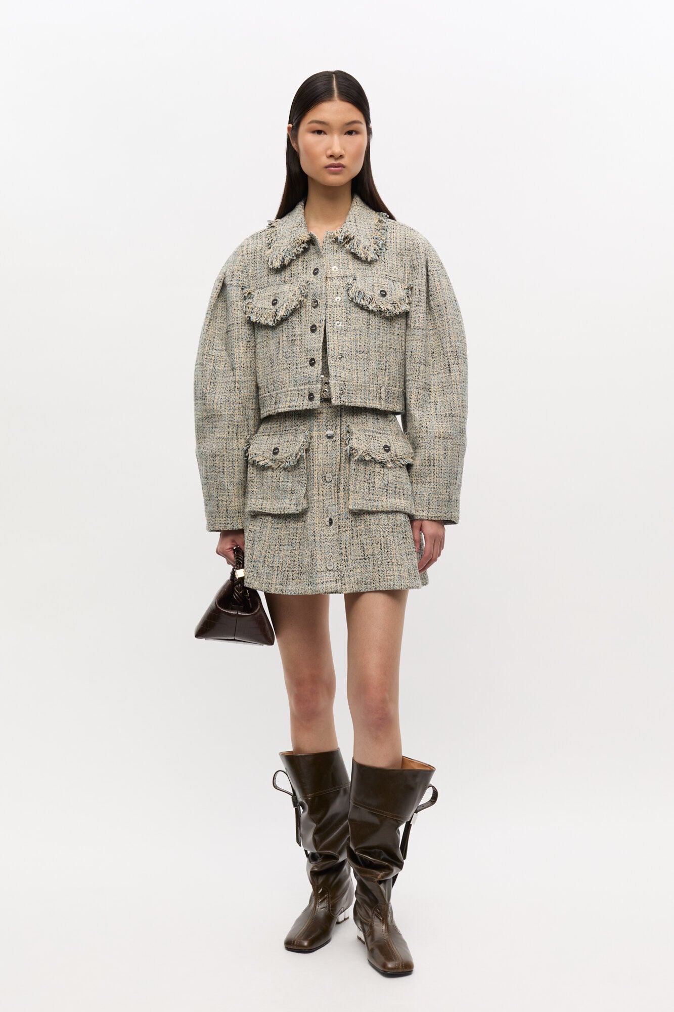 SUMMER TWEED JACKET ALASKAN BLUE