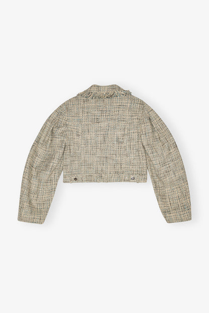 SUMMER TWEED JACKET ALASKAN BLUE