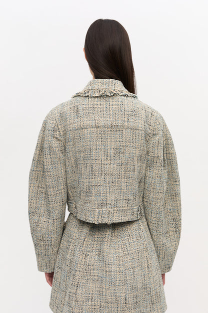 SUMMER TWEED JACKET ALASKAN BLUE