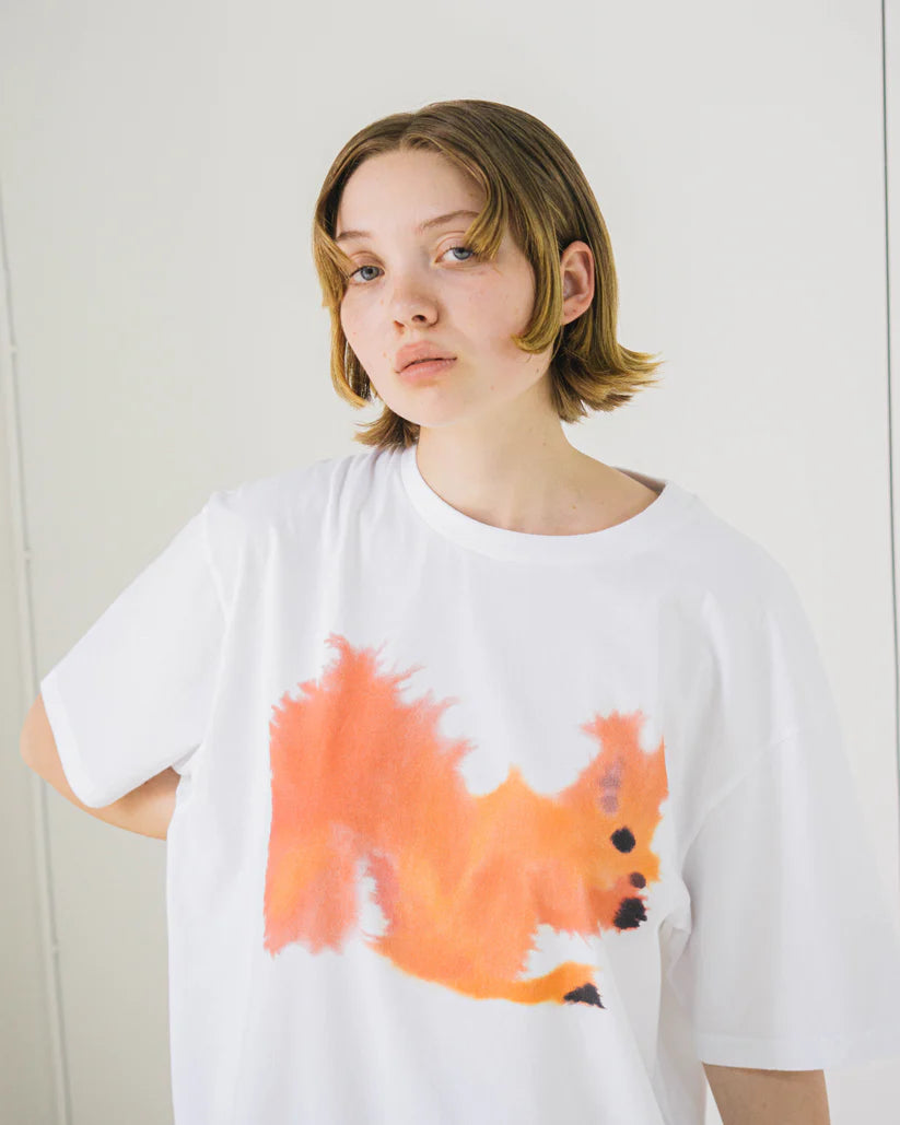 SQUIRREL T-SHIRT WHITE
