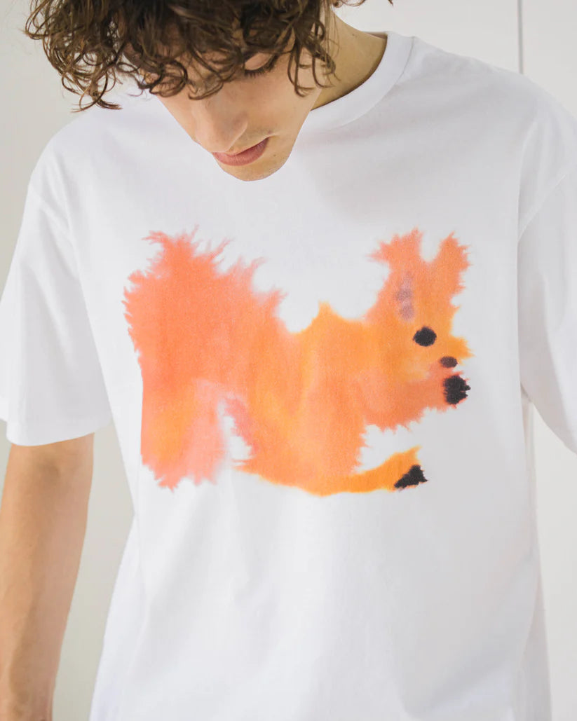 SQUIRREL T-SHIRT WHITE