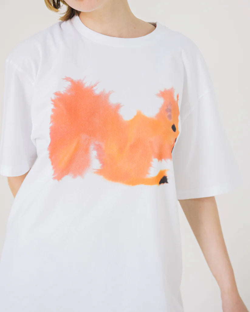 SQUIRREL T-SHIRT WHITE