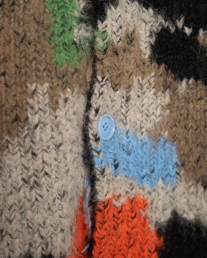 DUCK, PIGEON HAND KNITTED SWEATER BLACK
