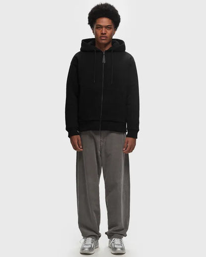 TEDDY LINED HOODIE BLACK